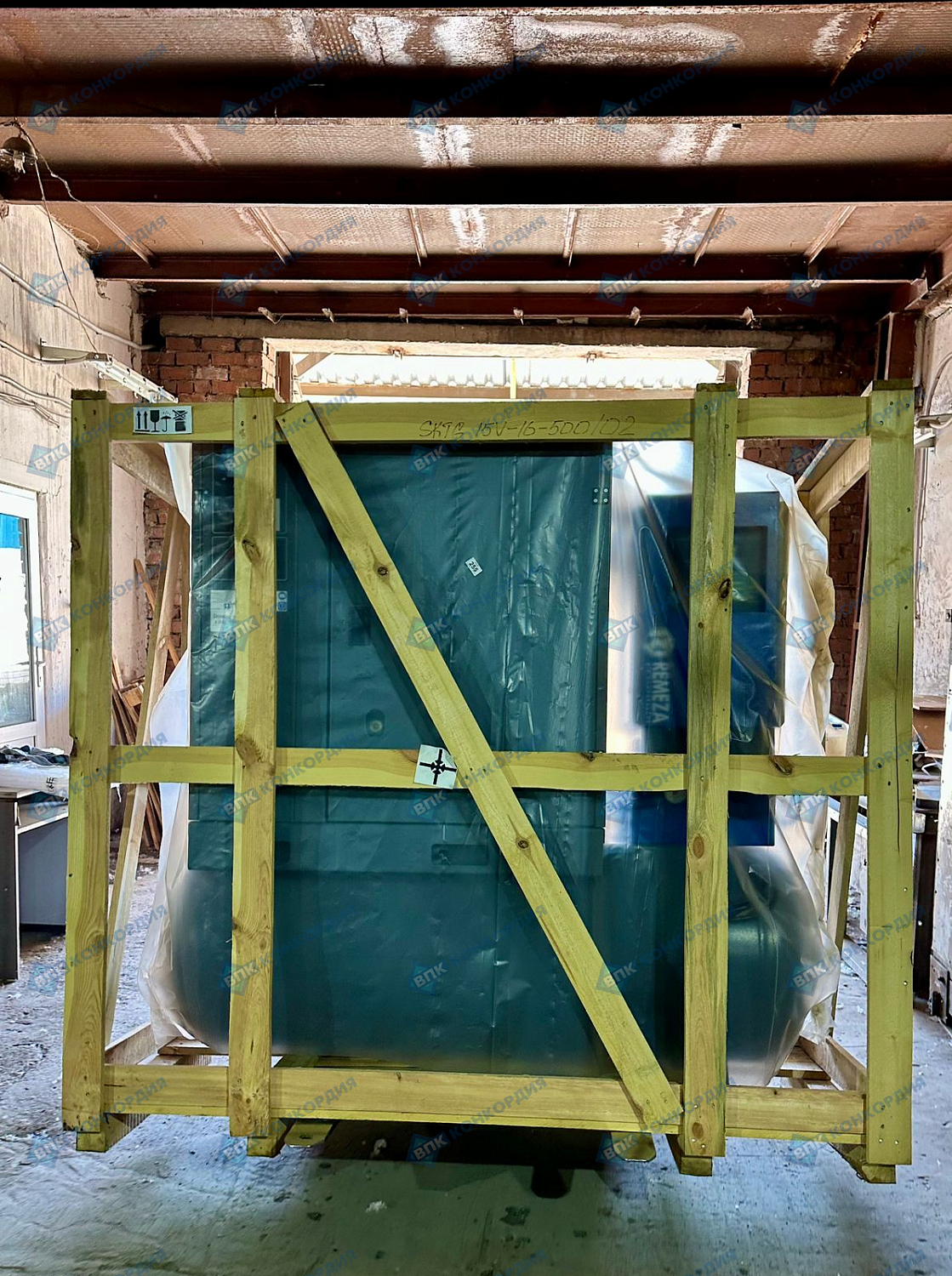 Отгрузка винтового компрессора Zammer SKTG15V-16-500/O2 в г. Самара